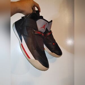 Air Jordan 33 XXXIII Black and Red Men's Shoes Fast Fit